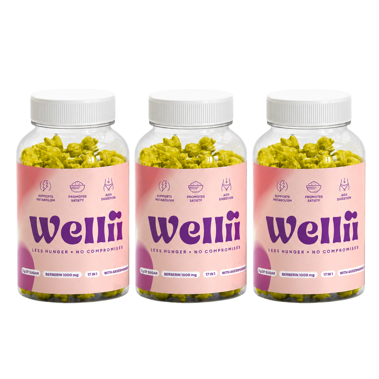 3 balení — Wellii gumíky